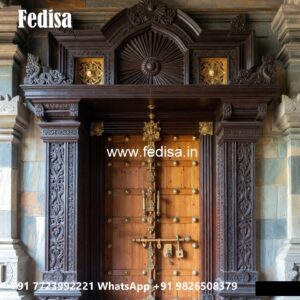 Handcrafted Wooden Door Modern Wooden Door Design For Home No-11502