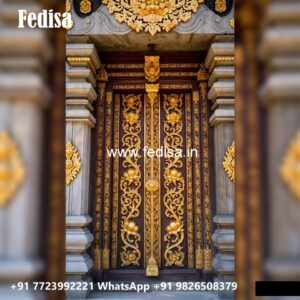 Villa Entrance Door Grill Rolling Shutter Design No-11514