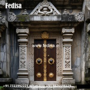 Antique Door Style Main Door Granite Design No-11534