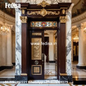 Carved Door Patterns Steel Gate For Main Door No-11563