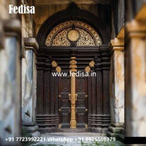 Vintage Wooden Door Jali Main Door Design No-11613