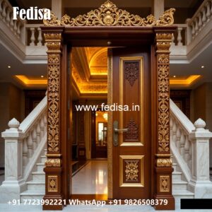 Traditional Door Design Net Door Design With Glass No-11653
