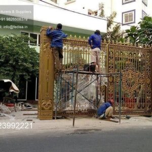 Top Gate Design Ideas Collection Front Gate Pillar Tiles Design No-2832