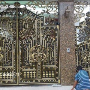 Laser Cut Steel Gate Designs Maharaja Gate 2027 No-2884