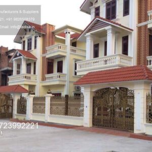 Trendy Main Gate Designs Double Door Wooden Gate Design No-2960
