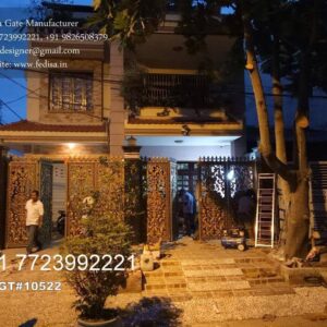 Unique Entry Gate Design Ideas Modern Boundary Wall Design With Gate No-3161