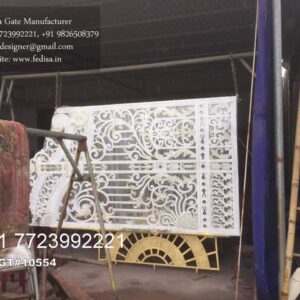 Stylish Gate Design Trends For Houses Steel Grill Gate Design No-3196