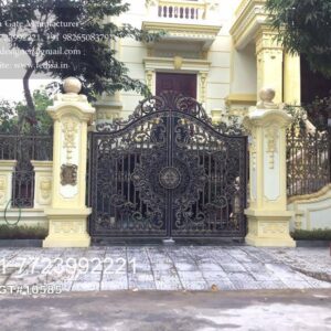 Stylish Front Gate Design Ideas One Side Gate Design No-3230