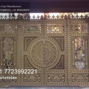 Elegant Gate Design For Entrance Gate Pillar Granite Design No-3234