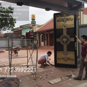 Stylish Gate Designs For Modern Houses Main Gate Slab Design No-3256
