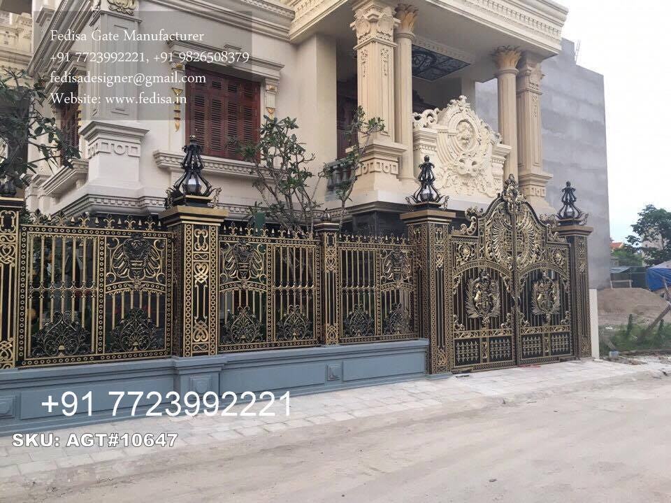 Durable Steel Gate Design Collection Sliding Grill Gate No-3299