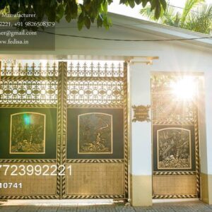 Amazing Entry Gate Designs Mandir Steel Gate Design No-3404
