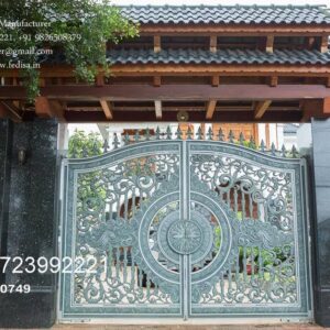 Gate Design Ideas For 2 Floor Houses Steel Maharaja Gate No-3412