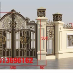 Modern Gate Design Ideas For Villas Grill Gate Lock Design No-3517