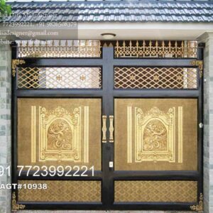 Strong And Stylish Gate Design Collection Iron Main Gate Color No-3622