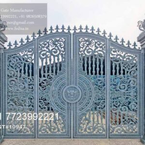 Attractive Front Gate Design Collection Folding Sliding Gate Design No-3632