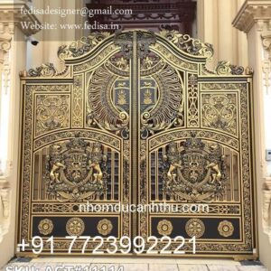 Decorative Iron Gate Design Ideas Main Gate Laser Cutting Gate Design No-3707