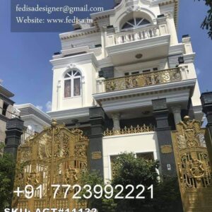 Space Saving Sliding Gate Designs Lohe Ka Gate Ka Color No-3728