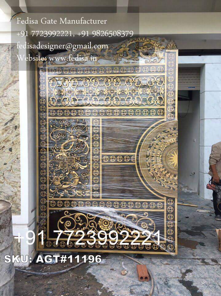 Beautiful Gate Design Trends Front Door Iron Gate Design No-3797