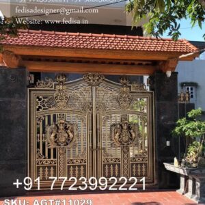 Trendy Gate Design Ideas Collection Steel Framed Gates No-3901