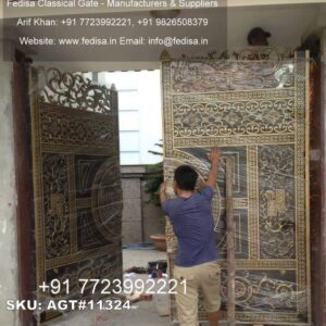 Unique Gate Design Ideas For Villas Gate Design And Color No-3939