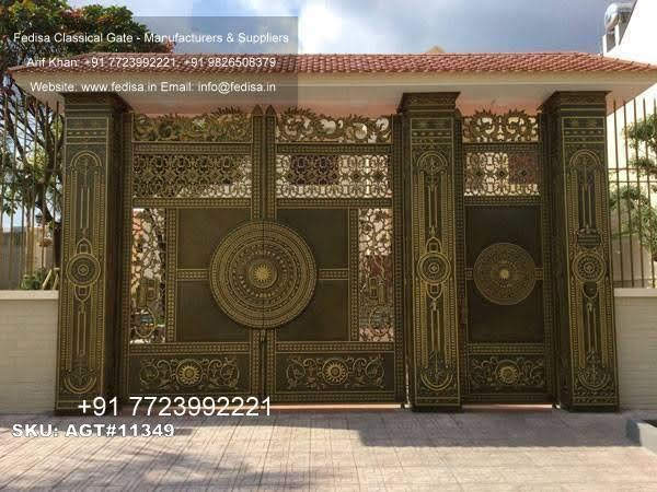 Latest Entry Gate Design Ideas Iron Sheet Main Gate Design No-3966