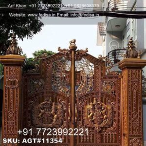Elegant Gate Design Inspiration Collection Sliding Iron Main Gate Design No-3972