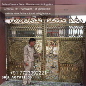 Stylish Gate Design Trends 2030 Loha Grill Gate Design No-3974