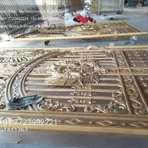 Elegant Gate Design Collection Steel Boundary Wall Railing Design No-3982