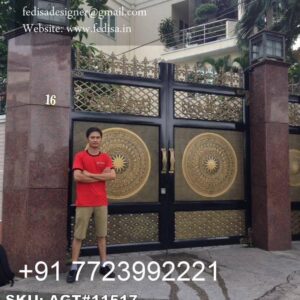 Nature Inspired Gate Design Ideas Steel Gate Design Double Door Price No-4153