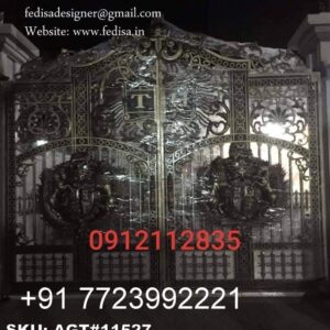 Affordable Gate Design For Homes Wooden Door Gate Design No-4164