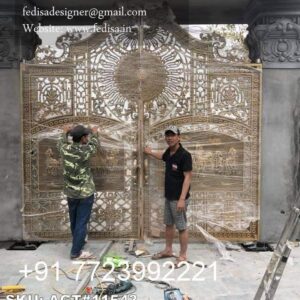 Best Security Gate Designs For Homes Gate Plaster Design No-4182