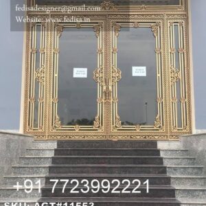 Elegant Entrance Gate Designs Gray Gate Design No-4193