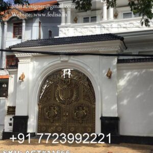 Eye Catching Gate Designs House Compound Gate Design No-4206