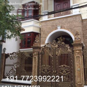 Unique Entry Gate Designs Iron Double Door Main Gate Design No-4233