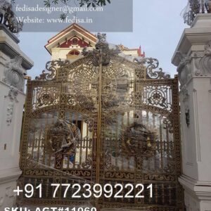 Stylish Steel Gate Designs Pipe Grill Gate Design No-4245