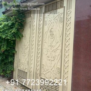 Stylish Home Entry Gate Ideas Main Gate Pillar Tiles No-4262