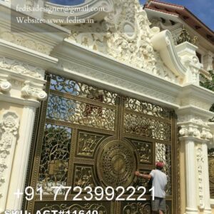 Stylish Entry Gate Design Collection Lohe Ke Gate Grill No-4290