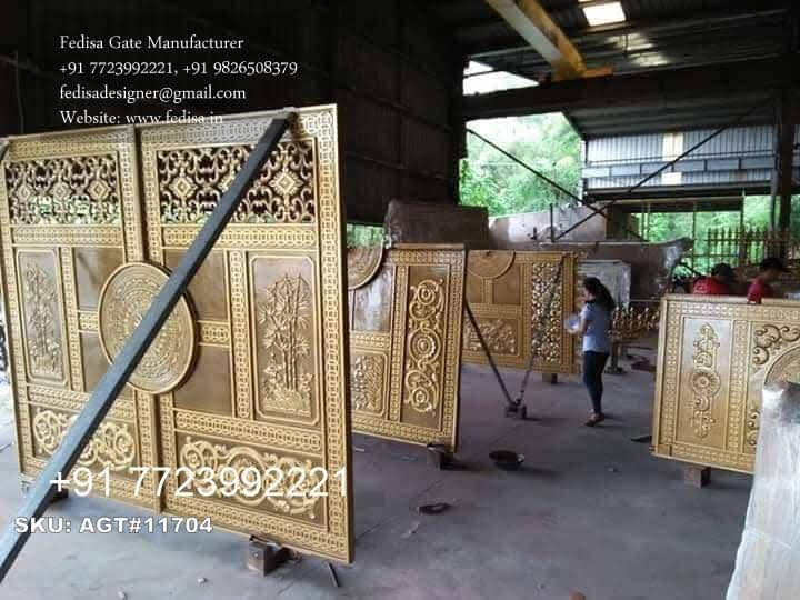 Unique Gate Design Trends Collapsible Grill Gate Price No-4361