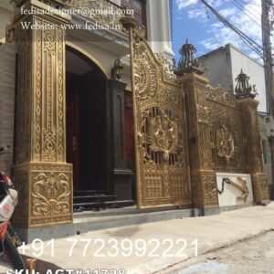 Amazing Entry Gate Design Ideas Compound Wall Main Gate Design No-4387