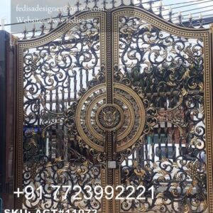 Creative Gate Design Ideas For Homes Square Pipe Sliding Gate Design No-4389