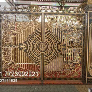 Stylish Gate Design Ideas For Small Houses Front Gate With Roof Design No-4495