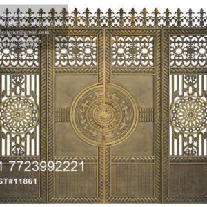 Durable Steel Gate Design Collection Front Gate Garden Design No-4535