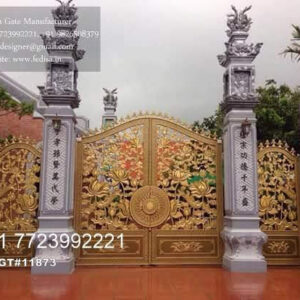 Smart Gate Design For Modern Living Simple Gate Design With Plain Sheet No-4548