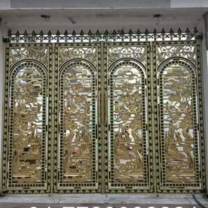 Affordable Gate Design For Homes Gate Design With Color No-4576