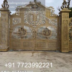 Simple Gate Design Under Budget Stainless Steel Main Gate Price No-4578