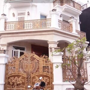 Front Gate Design Trends 2032 Double Door Grill Gate No-4615