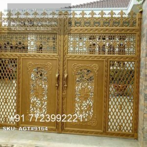 Main Gate Color Design Stylish Entrance Gate Designs No-4749