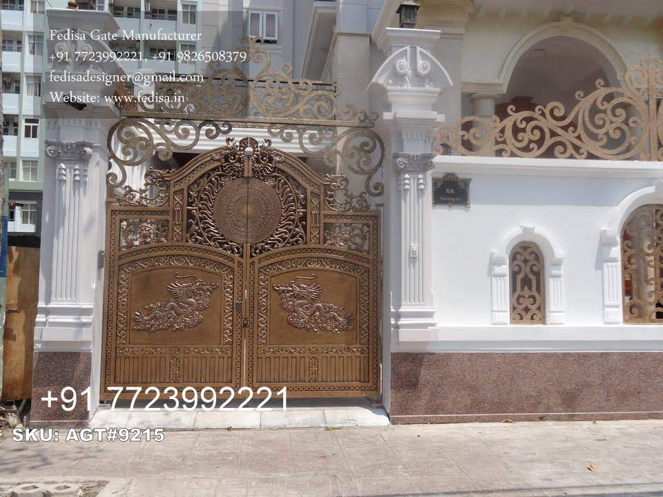 Simple Steel Gate Design New Style Gate Designs No-4806