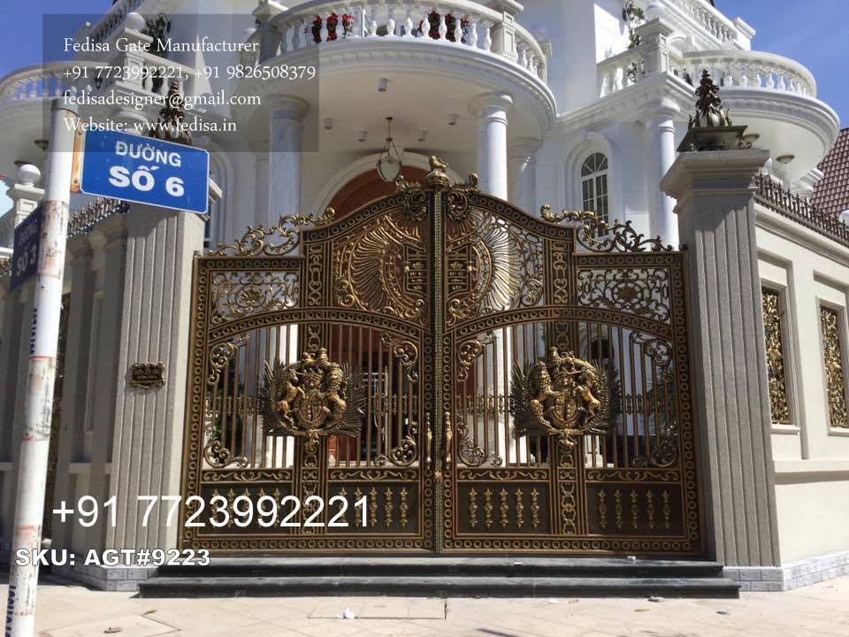 Auto Gate Design Stylish Entry Gate Inspiration No-4815